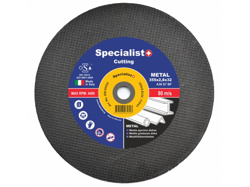 Disque abrasif Specialist; 300x2,8 mm pour le métal