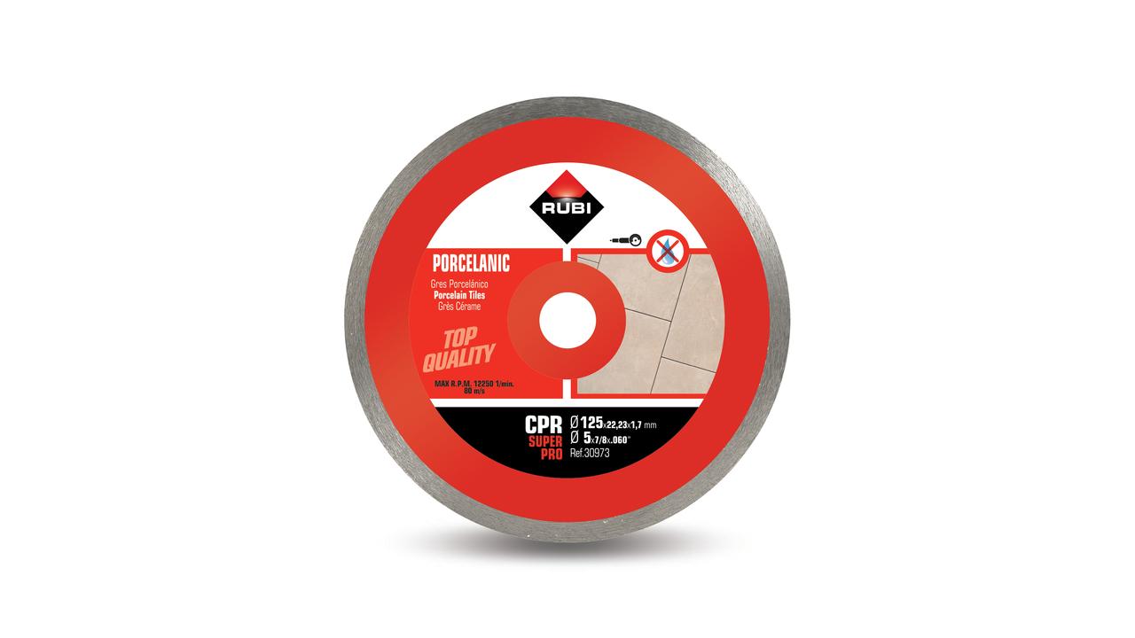 Disque à tronçonner diamanté Rubi CPR 125 SuperPro; 125 mm