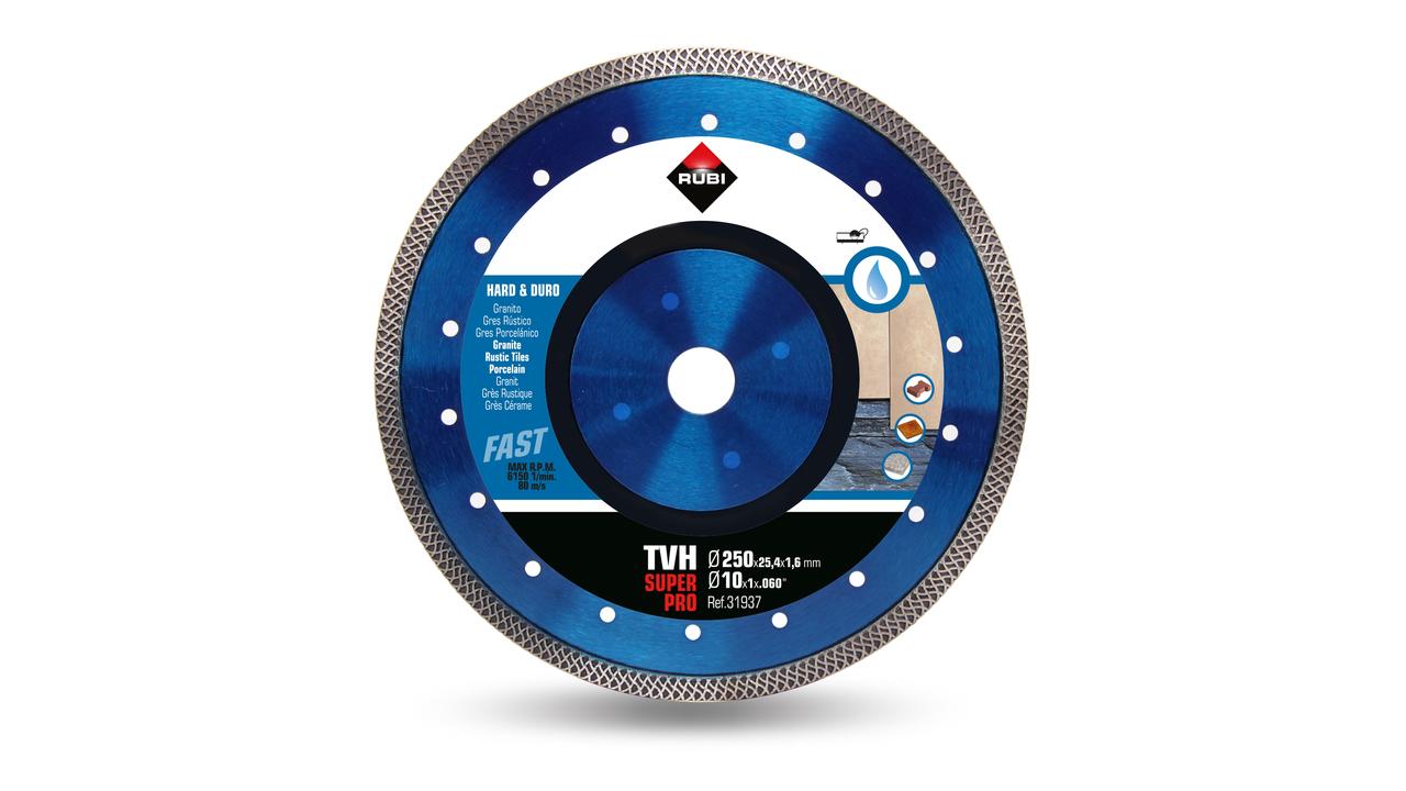 Disque à tronçonner diamant pour coupe humide Rubi TVH 250 SuperPro; 250 mm