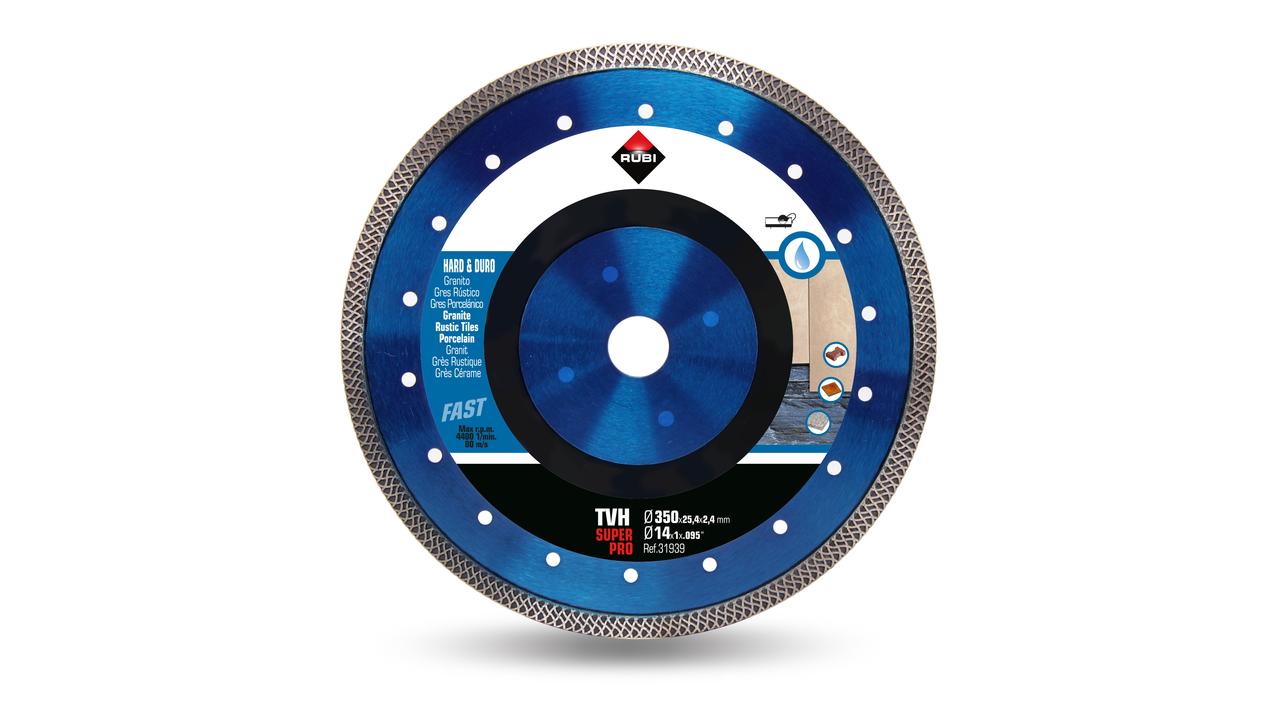 Disque à tronçonner diamant pour coupe humide Rubi TVH 350 SuperPro; 350 mm