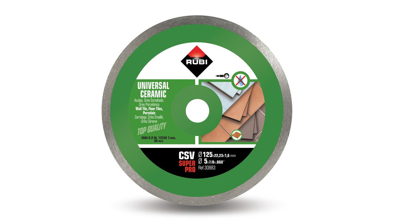 Disque à tronçonner diamanté Rubi CSV 125 SuperPro; 125 mm