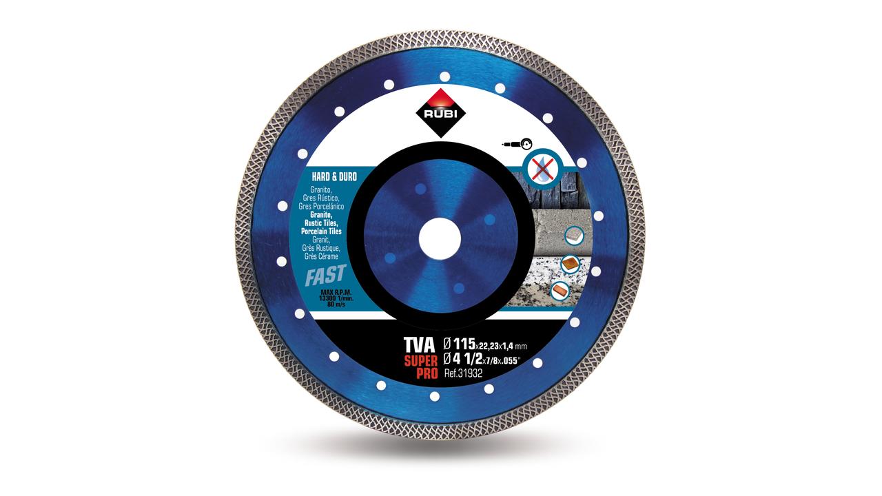 Disque à tronçonner diamanté Rubi TVA 115 SuperPro; 115 mm