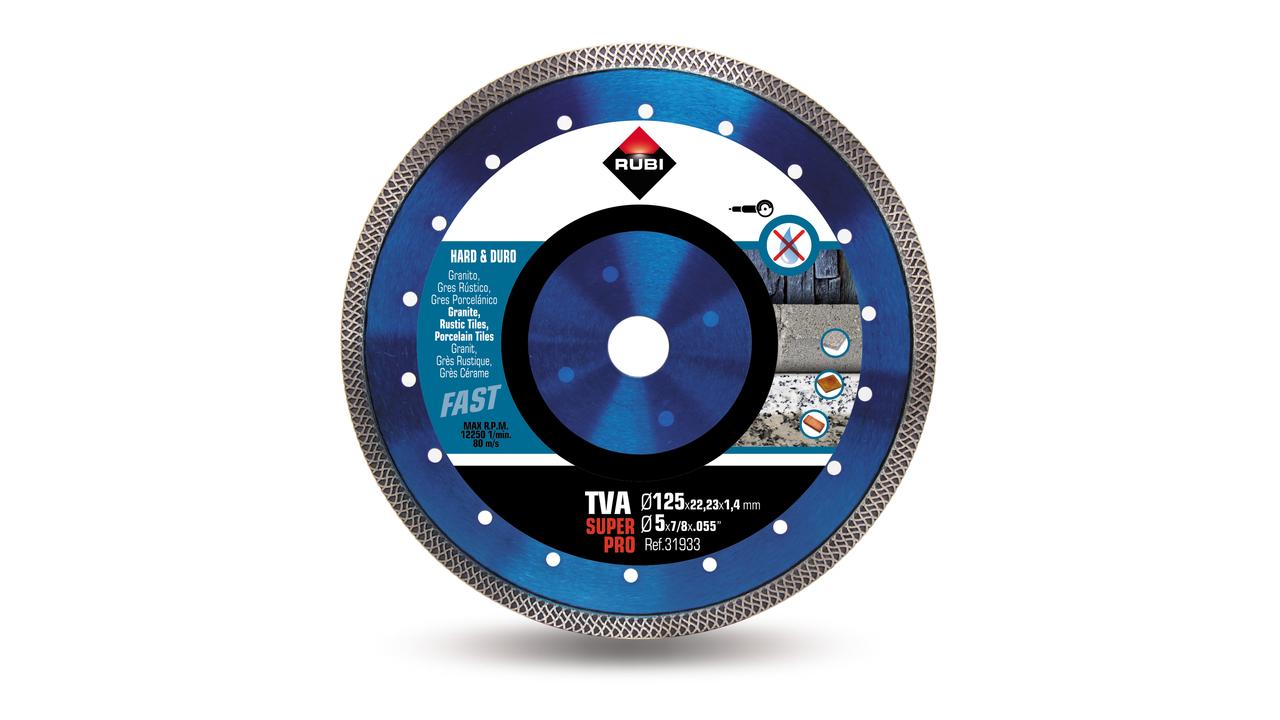 Disque à tronçonner diamanté Rubi TVA 125 SuperPro; 125 mm