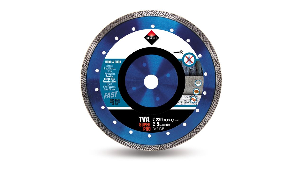 Disque à tronçonner diamanté Rubi TVA 230 SuperPro; 230 mm