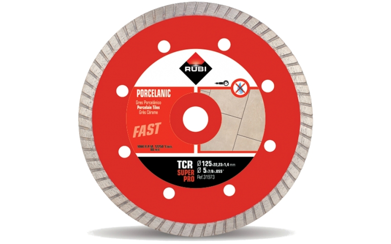 Disque à tronçonner diamanté Rubi TCR 125 SuperPro; 125 mm