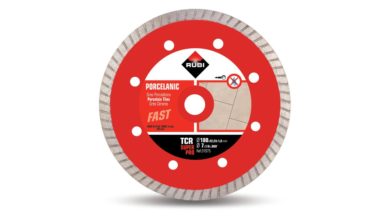 Disque à tronçonner diamanté Rubi TCR 180 SuperPro; 180 mm