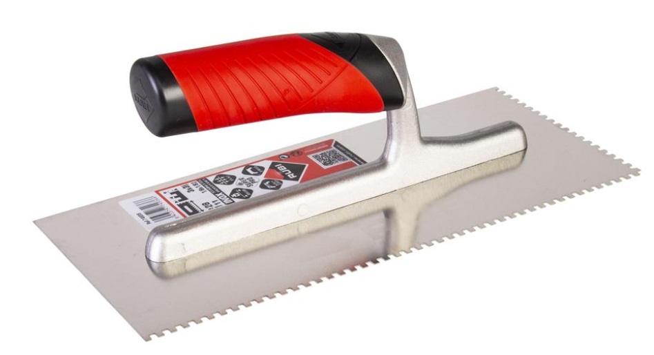 Peignes pour colle à carrelage Rubi Rubiflex INOX 74936; 3x3 mm; 28 cm