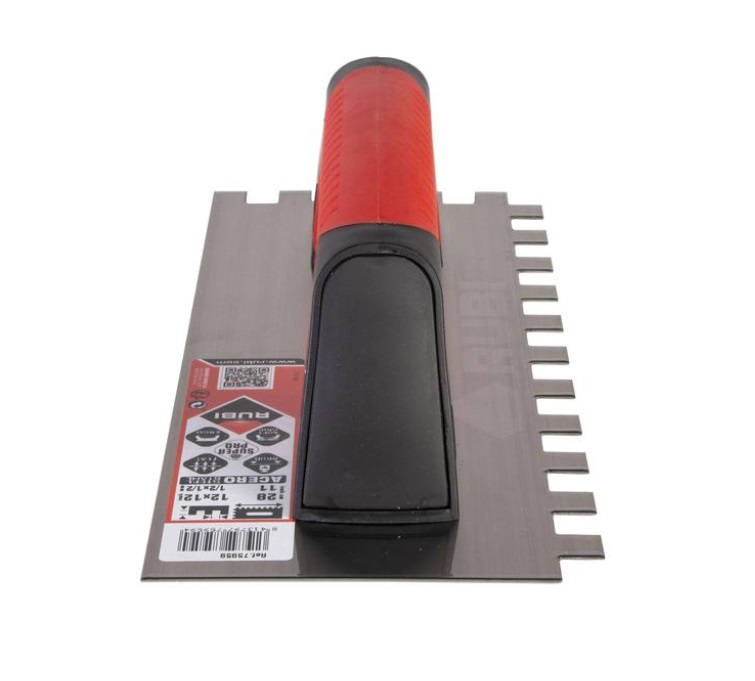 Peignes pour colle à carrelage Rubi Rubiflex 75959; 12x12 mm; 28 cm