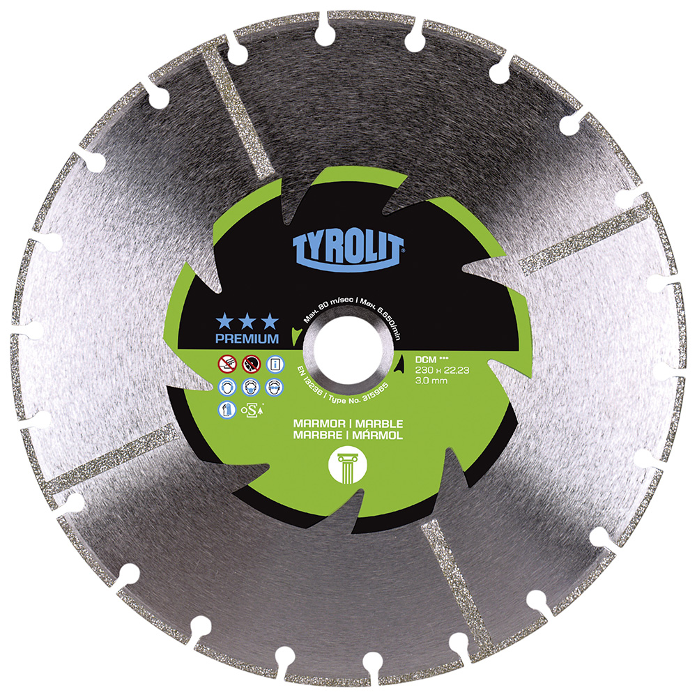 Disque à tronçonner diamanté Tyrolit; 230 mm