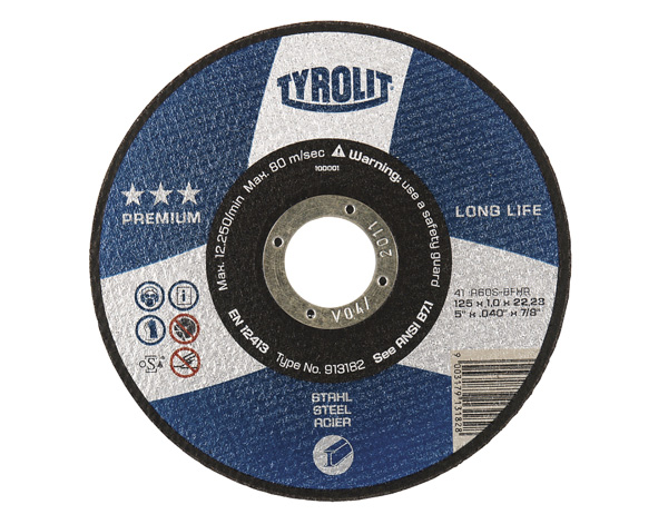 Disque abrasif Tyrolit A 30 S BFXA; 125x2 mm; 1 unités