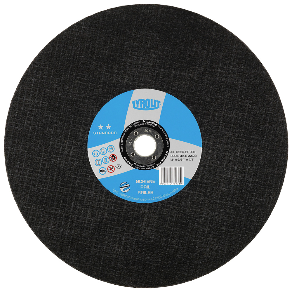 Disque abrasif Tyrolit A 30 BFRAIL 100; 350x4 mm; 1 unités