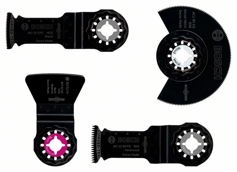 Ensemble d'accessoires Bosch GOP/PMF; 4 unités