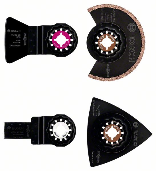 Ensemble d'accessoires Bosch GOP/PMF; 4 unités