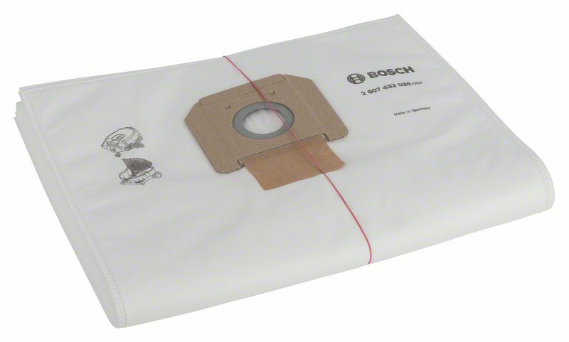 Sacs en tissu pour aspirateur Bosch, GAS 55; 5 unités