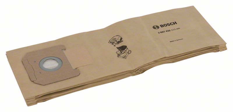 Sacs en papier pour aspirateur Bosch, GAS 35; 5 unités