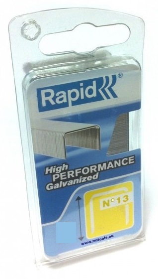 Agrafes Rapid; 10,6x6 mm; 1600 pcs .; TYPE 13
