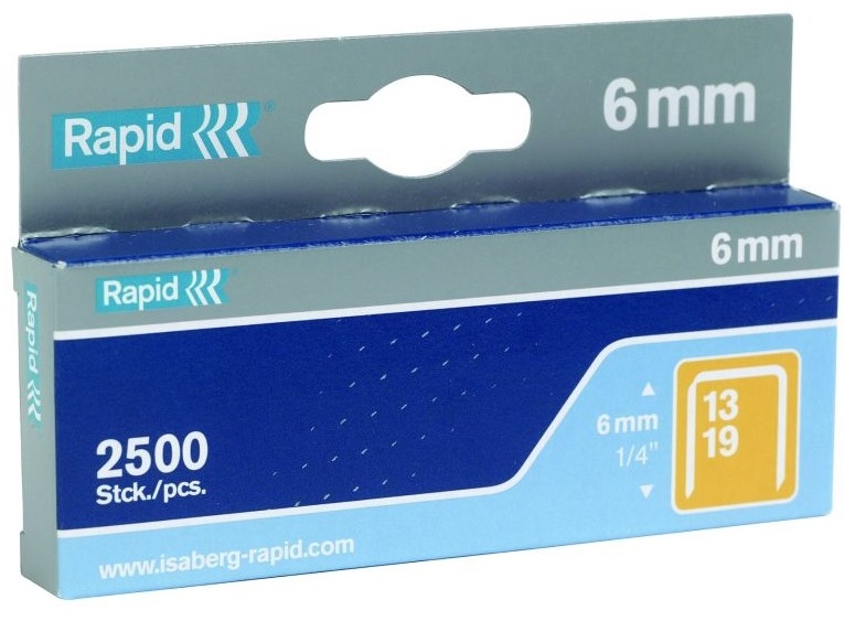 Agrafes Rapid; 10,6x6 mm; 2500 pcs .; TYPE 13