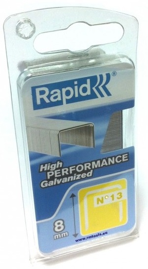 Agrafes Rapid; 10,6x8 mm; 1600 pcs .; TYPE 13