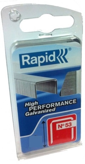 Agrafes Rapid; 11,4x6 mm; 1080 pcs .; TYP 53