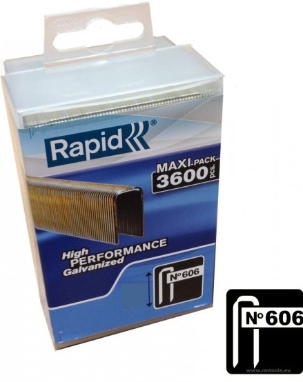 Agrafes Rapid; 6x18 mm; 3600 pcs .; TYP 606