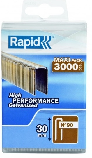 Agrafes Rapid; 5,7x30 mm; 3000 pcs .; TYP 90