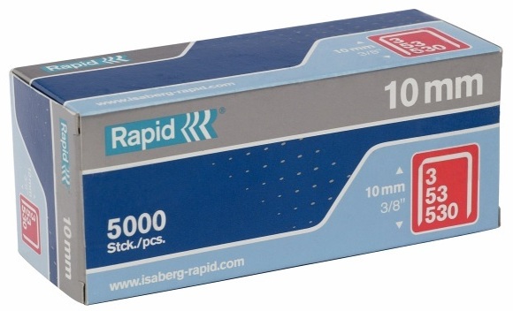 Agrafes Rapid; 11,4x10 mm; 5000 pcs .; TYP 53