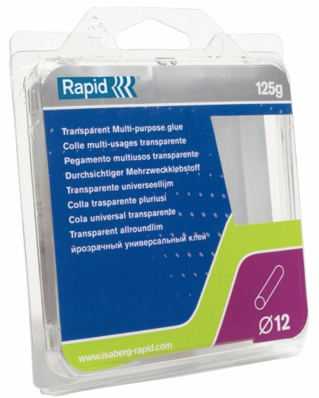 Bâton de colle Rapid Multi; 12x94 mm; 0,125 kg; transparent