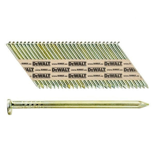 Ongle DeWalt; 3,1x90 mm; 34°; 2200 pcs .; plaine; galvanisé