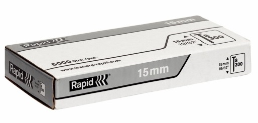 Ongle Rapid, tipas 8; 50 mm; 5000 pcs .; TYPE 8