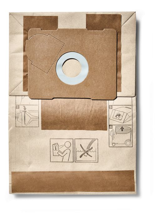 Sacs en papier pour aspirateur Festool FIS-CT 17/5x; 5 unités