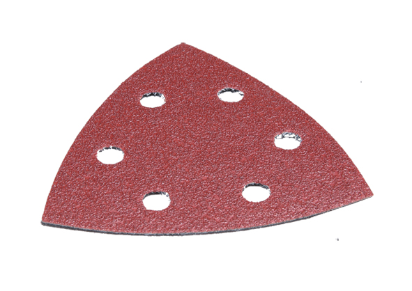 Papier de verre pour ponceuse delta 93x93 mm; P60/80/100/120/180; 10 unités