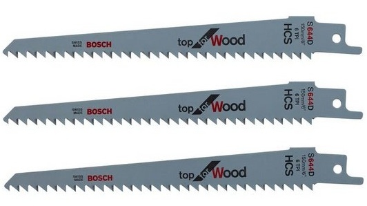 Jeu de lames de scie sauteuse Bosch F016800303; 3 unités
