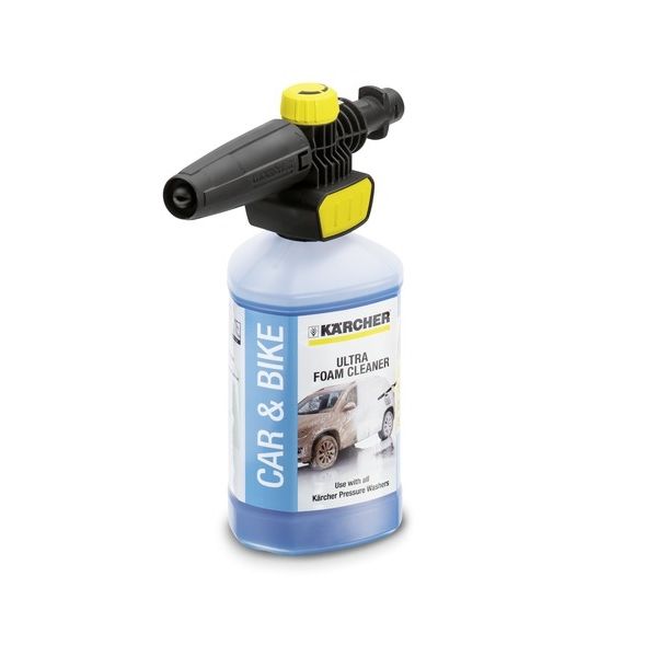 Buse en mousse Karcher Connect 'n'Clean FJ 10 C + Nettoyant mousse Ultra Karcher; 1 l