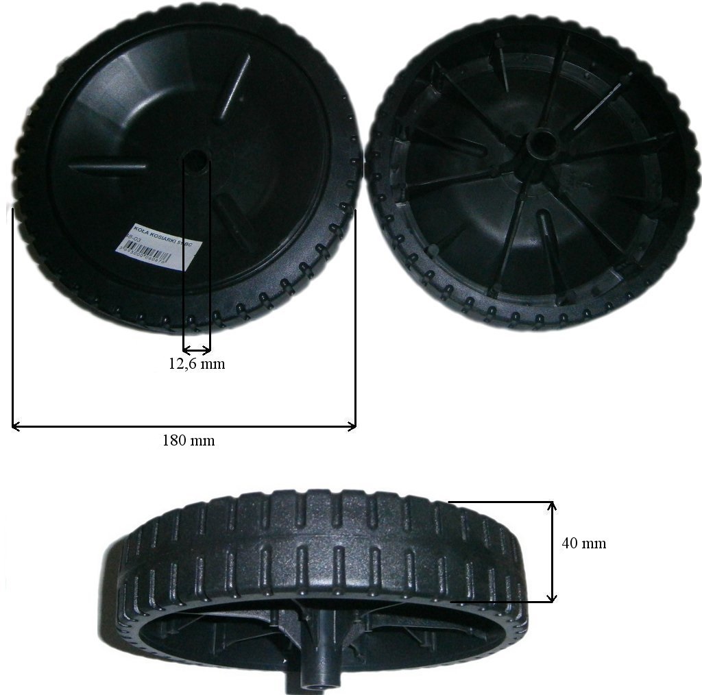 Roue MTD 734-1911b pour tondeuse à gazon