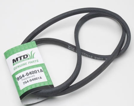 Courroie d'entraînement pour tracteurs de pelouse MTD 754-04001a