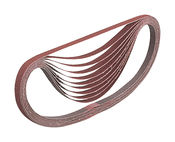 Ceinture de ponçage pour ponceuse à bande 13x533 mm; K120; 5 unités