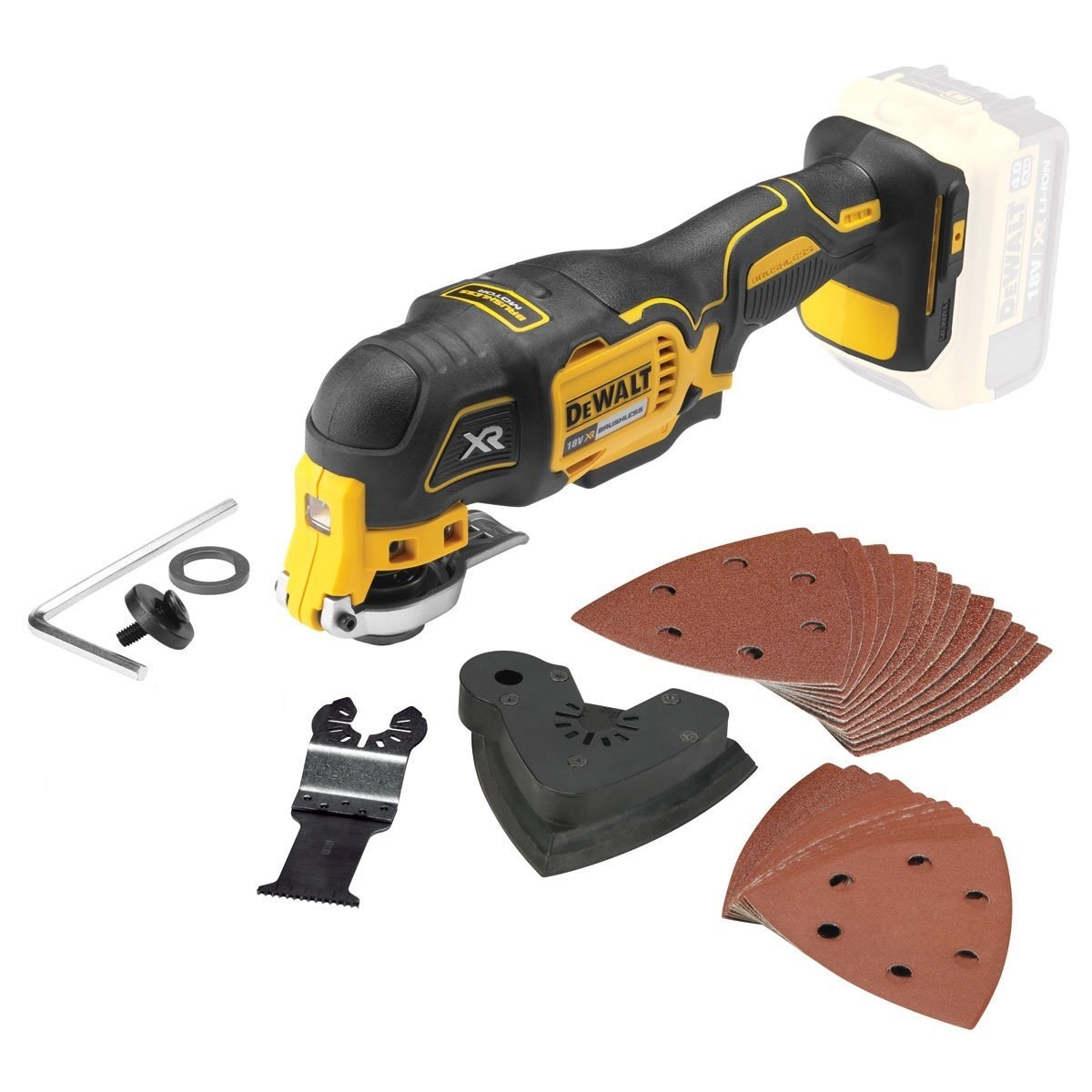 Outil Multi-fonction DeWalt DCS355N-XJ (sans batterie et chargeur)