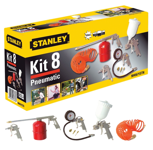 Ensemble d'outils de compression pour la peinture et le soufflage Stanley KIT8