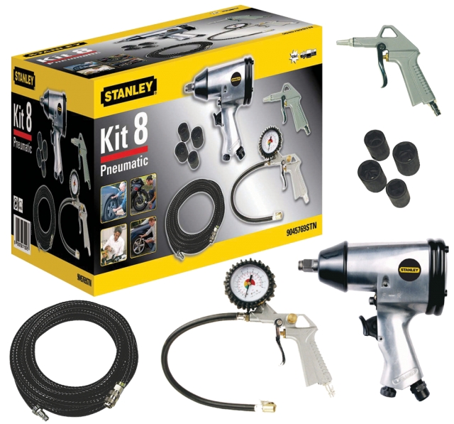 Ensemble d'outils de compression pour le vissage et le soufflage Stanley 9045769STN