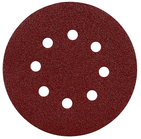 Papier abrasif pour ponceuses orbitales aléatoires Mirka JEPUFLEX; 125 mm; P80; 5...