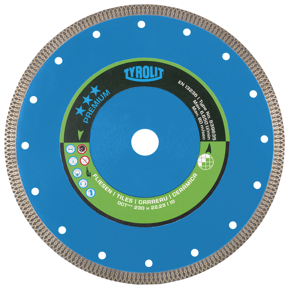 Disque à tronçonner diamanté Tyrolit; 105 mm