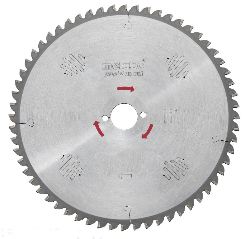 Lame de scie Metabo Precision Cut; 216x2,4x30,0 mm; Z48; -5°