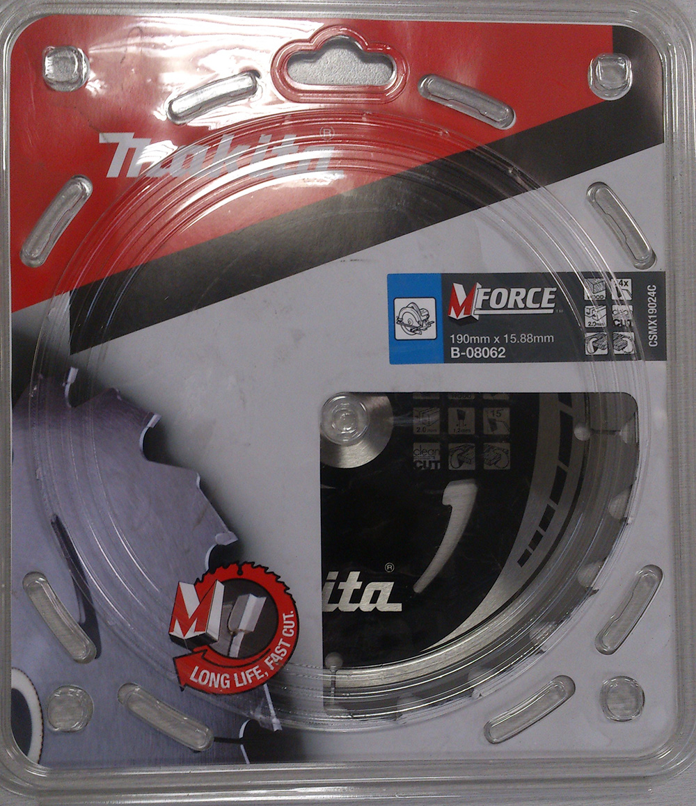 Lame de scie Makita M-FORCE; 190x2x16,0 mm; Z24; 15°