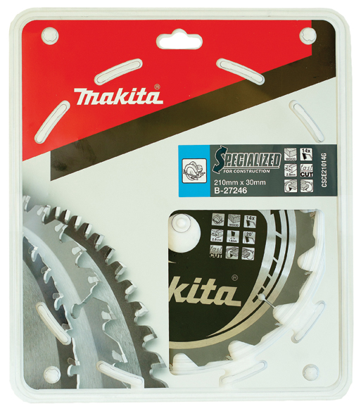 Lame de scie Makita; 210x2,8x30,0 mm; Z14; 20°