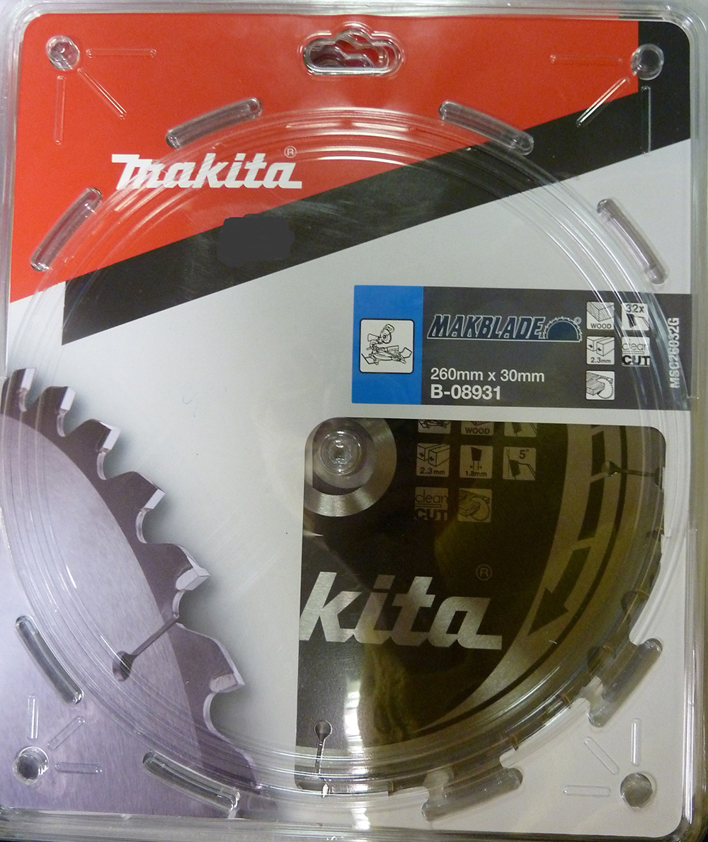 Lame de scie Makita; 260x2,3x30,0 mm; Z32; 5°