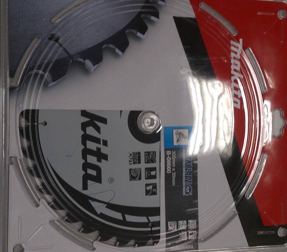 Lame de scie Makita; 305x2,3x30,0 mm; Z40; 5°