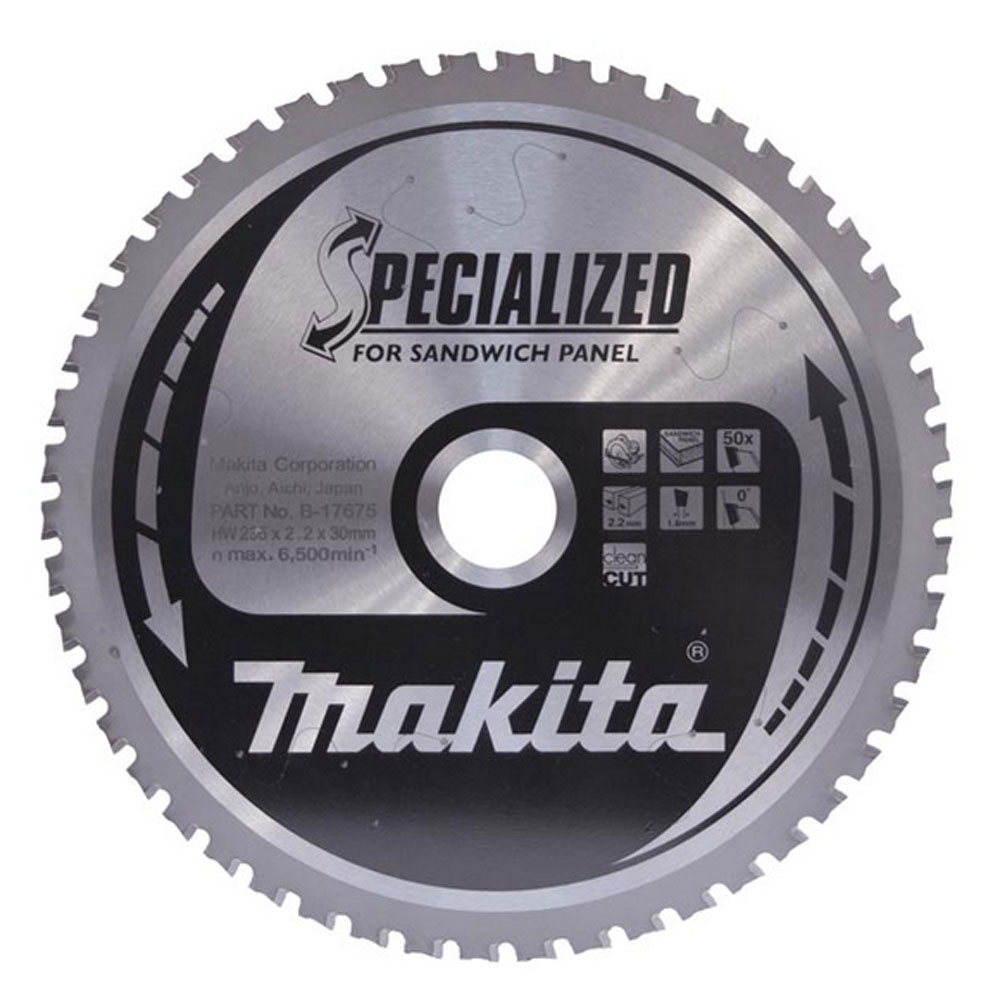 Scie circulaire Makita Sandwich; 355x3,2x30,0 mm; Z80; 15°