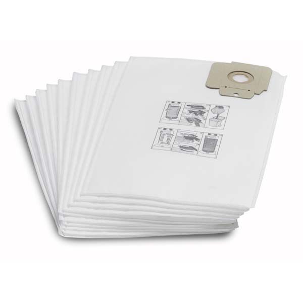 Sacs en tissu pour aspirateur Karcher CV 30/1; CV 38/1; CV 38/2; CV 48/2; CV 48/2; 10...