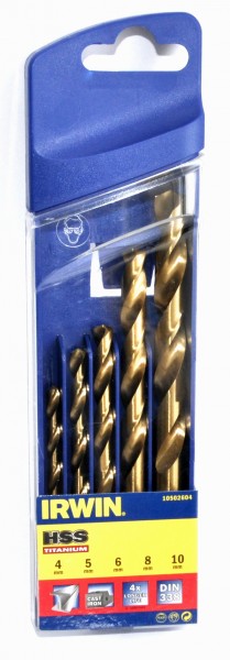 Jeu de forets en métal Irwin Cobalt; 4-10 mm