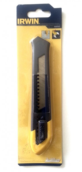 Couteau avec lames remplaçables Irwin Proentry; 18 mm